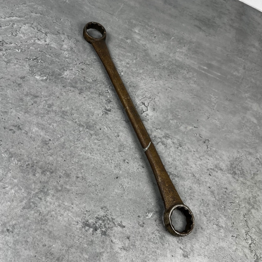 Vintage Herbrand 15306 H Double Box End Wrench 1-1/16 x 1 Inch Long Pattern Tool